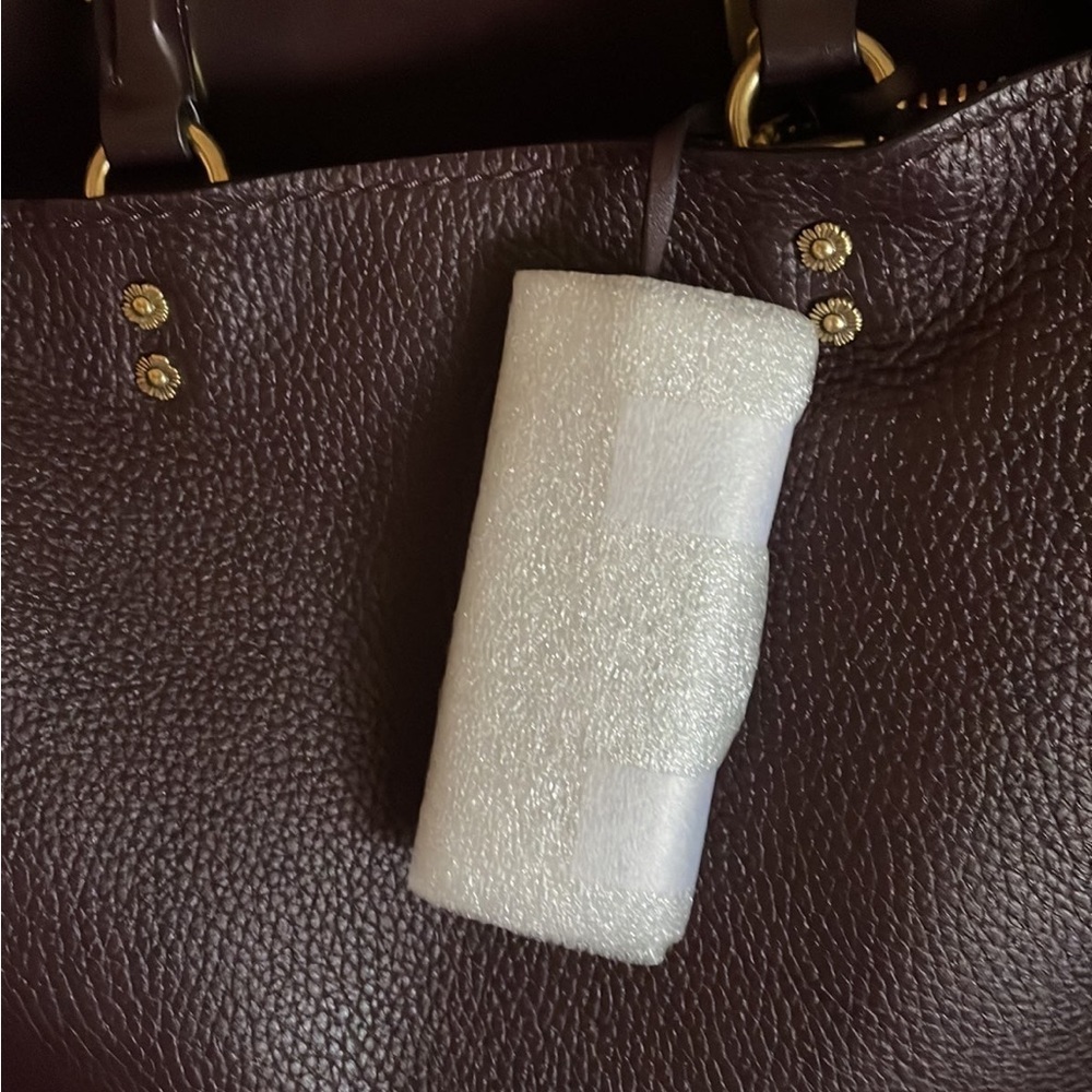 Coach Oxblood Gold Rivet Rogue NWT RARE - Picture 2 of 12